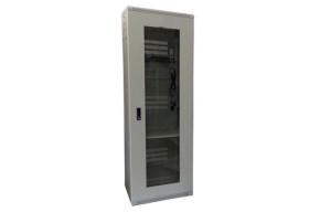 China Indoor Floor Standing Fiber Optic Cabinet With 2 Cooling Fan 1 PDU wholesale