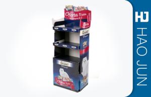 China Foldable Cardboard Display Stands For Pet Food / Pop Cardboard Store Display wholesale