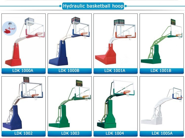 Remote Control Electric Hydraulic Basketball System Best Price Basketball Stand