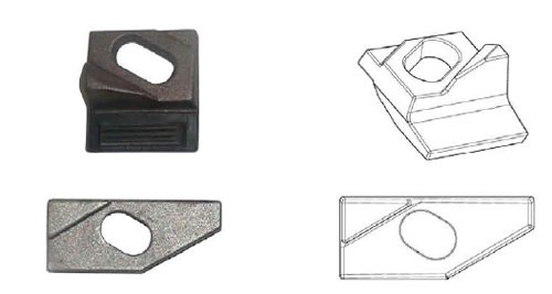 Crane rail clamp 21 150