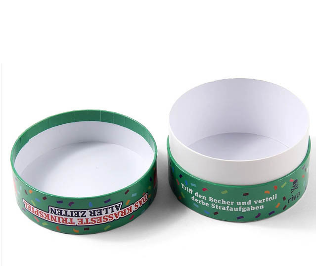 Custom 150gsm Kraft Paper Cans Packaging Recycled Tube Tea Box