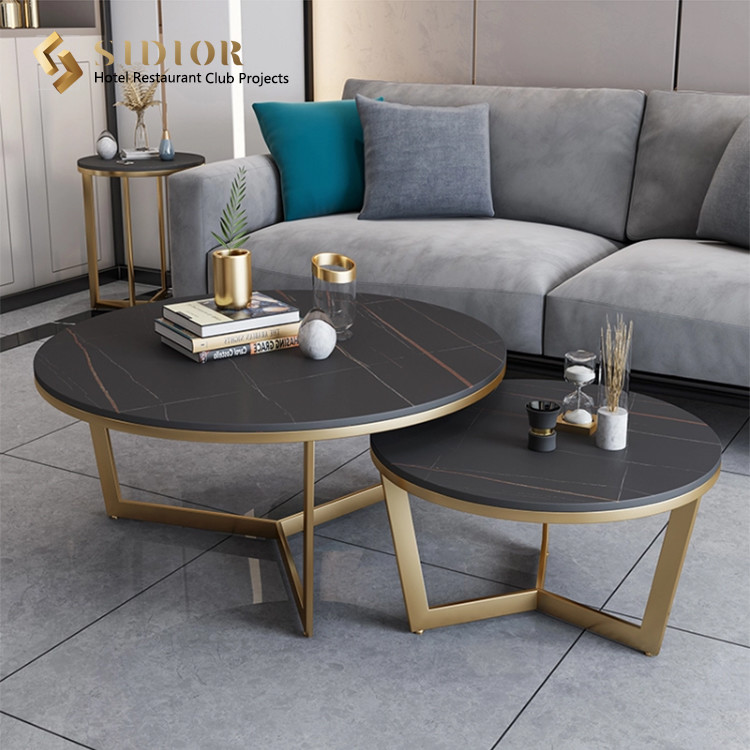 High Quality Coffee Table, Corner Table, Center Table, Tea Table, Man Made Marble Top, Stainless Steel Base