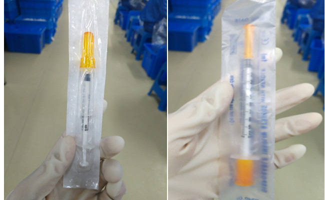 29G 30G 31G Insulin Syringe EO Gas Sterilized With Needle