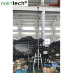 9m lighting pneumatic telescopic mast/ inside wires/ pneumatic lifting/ 50kg