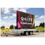 1pcs Outdoor Highway Traffic LED Message Board Screen with Trailer 256*128 32768