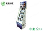 Supermarket Retail Pop Displays Stand Cardboard Paper Hanging Floor Display With