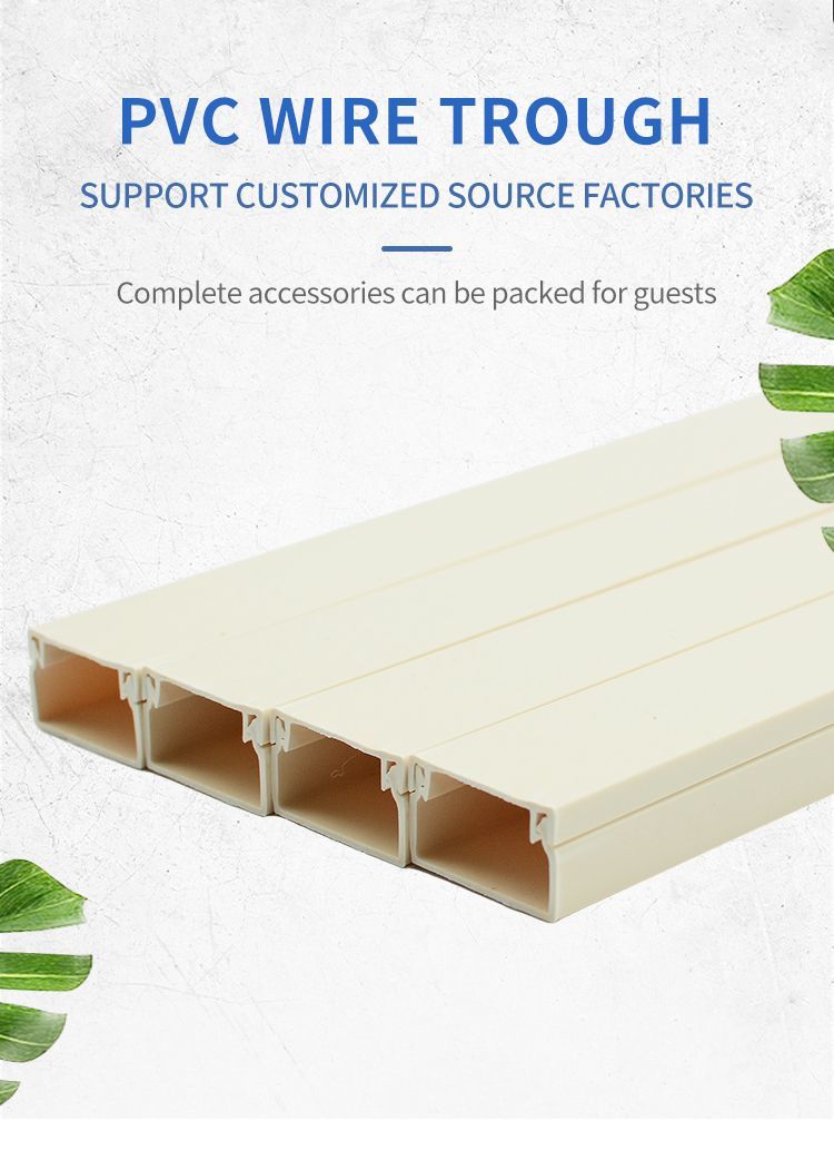 Wholesale PVC Duct for Cable PVC Plastic Cable Duct PVC Trunking PVC Conduct
