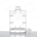 Clear 500ml 50cl Square Glass Gin Bottle Vodka Spirit Liquor Tequila Rum Whiskey
