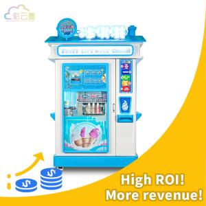 China Automatic Ice Cream Vending Machine Manufacturers L95*W93*H227cm wholesale