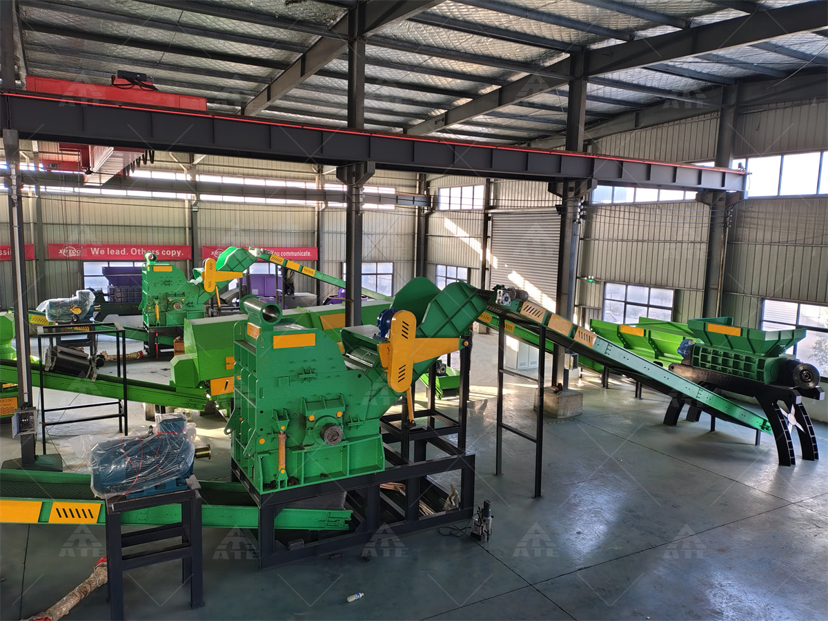 Industrial Scrap Metal Double Shaft Shredding Machine Metal Crusher