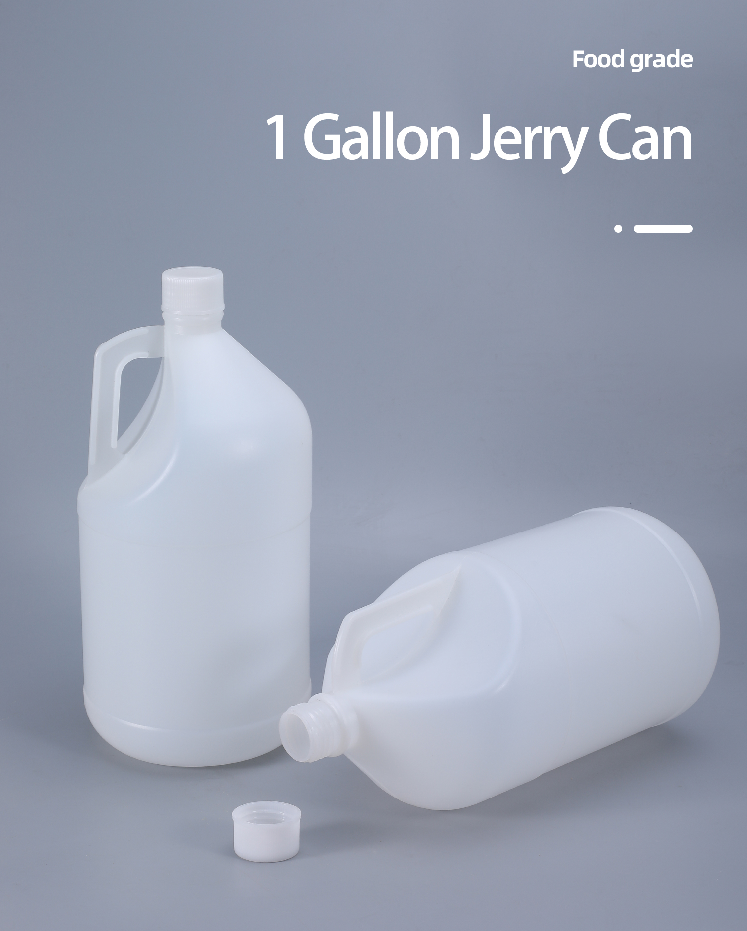 1 Gallon Plastic Bottle For Liquid Seasoning Container With Handle And Logo Lable Sticker