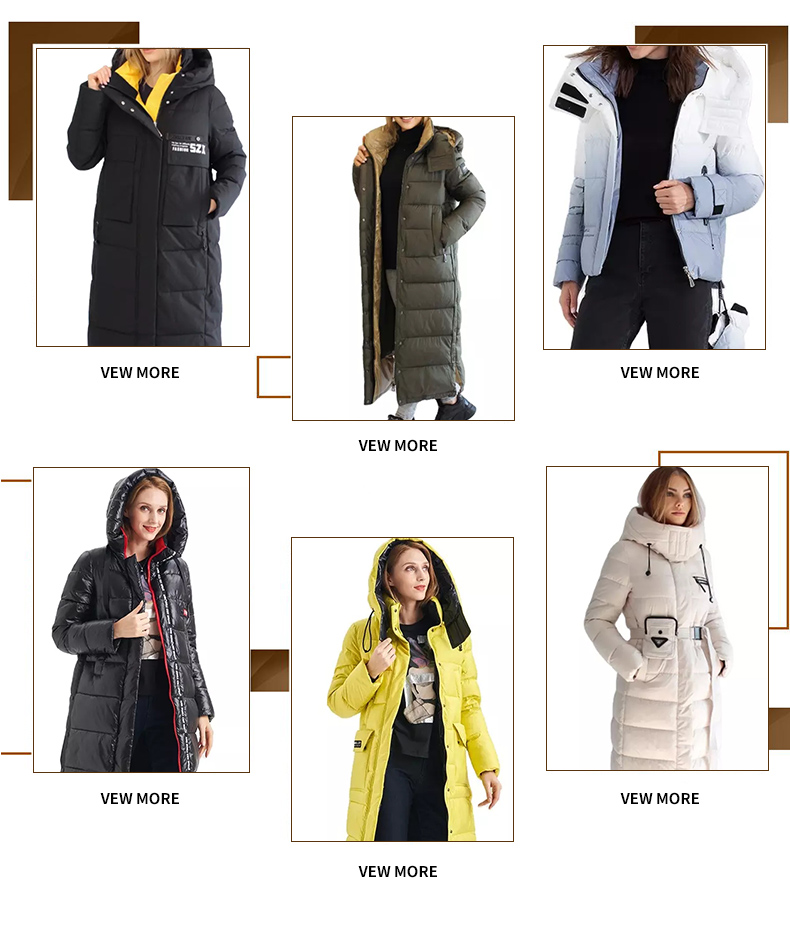 FODARLLOY 2022 wholesale ladies warm hooded cotton-padded clothes slim long down winter jackets women coats