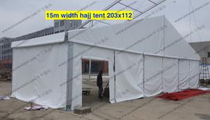China Aluminum Frame PVC Event Tent Red / Outdoor PVC Ramadan Tent Transparent Cover wholesale