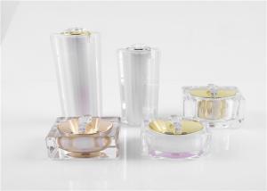 China Gold Round Shape Cosmetic Cream Jars Honeycomb 30g 50g For Cosmetic Packaging wholesale