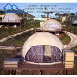 Trade Show Tent Igloo Geodesic Dome Steel Structure Camping Tent Hotel Glamping