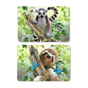 China Animal 3D Lenticular Plastic Placemat For Promotion 28 * 38cm wholesale