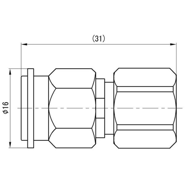 TNC Male RF Coaxial Connector for Mating with RG 142B/U Cable