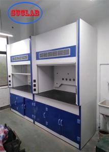 China Fireproof FRP Material Lab Fume Cupboards For Wall Mounted Safety Features on sale