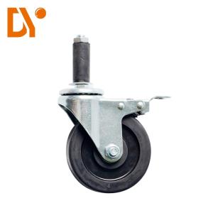 China 3 Inch Heavy Duty Swivel Casters , Universal Anti Static Caster Wheels With Brake wholesale