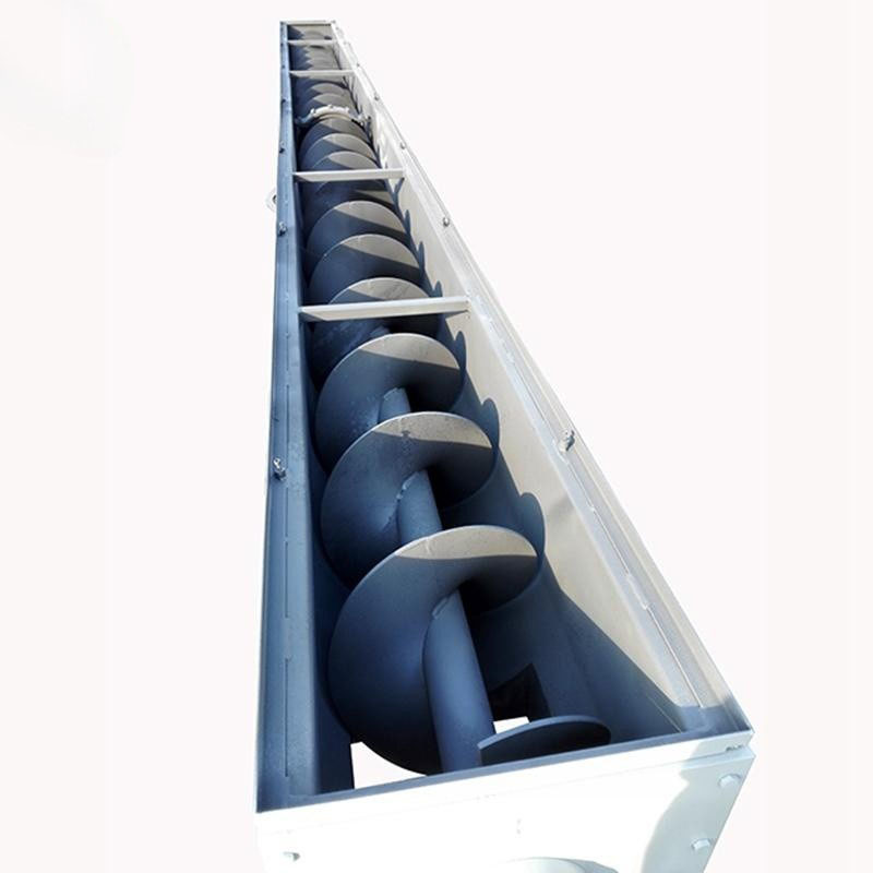 OEM Custom U Type Drilling Mud Conveying System Stainless Steel Spiral Auger Conveyor with Shaft