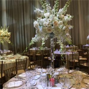 China ZT-115 High quality Crystal flower stand Centerpieces for Wedding Table wholesale