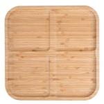 Bamboo wooden serving platter fruit snack tray