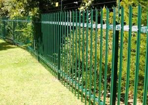 China Hot Dip Galvanised Steel Palisade Fencing Easily Install With Good Rigidity wholesale
