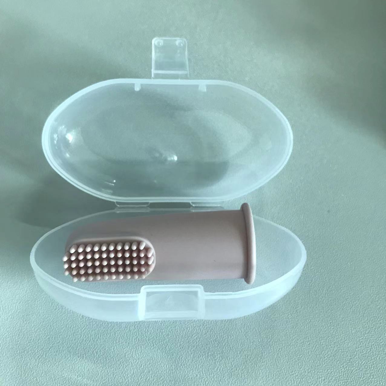 Baby Tooth Cleaning Silicone Finger Brush For Newborn Infants 360 Degree 3.5g