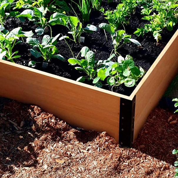 2mm thickness rack reinforcement metal corner brackets for wood raised garden bed
