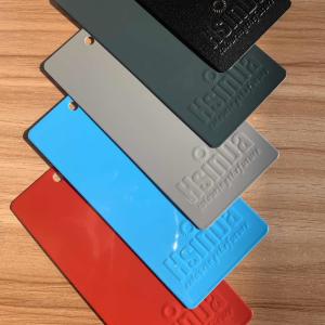 China TGIC/TGIC Free Ral 9005 Black Epoxy Polyester Thermoset Powder Coating for Protective Properties wholesale