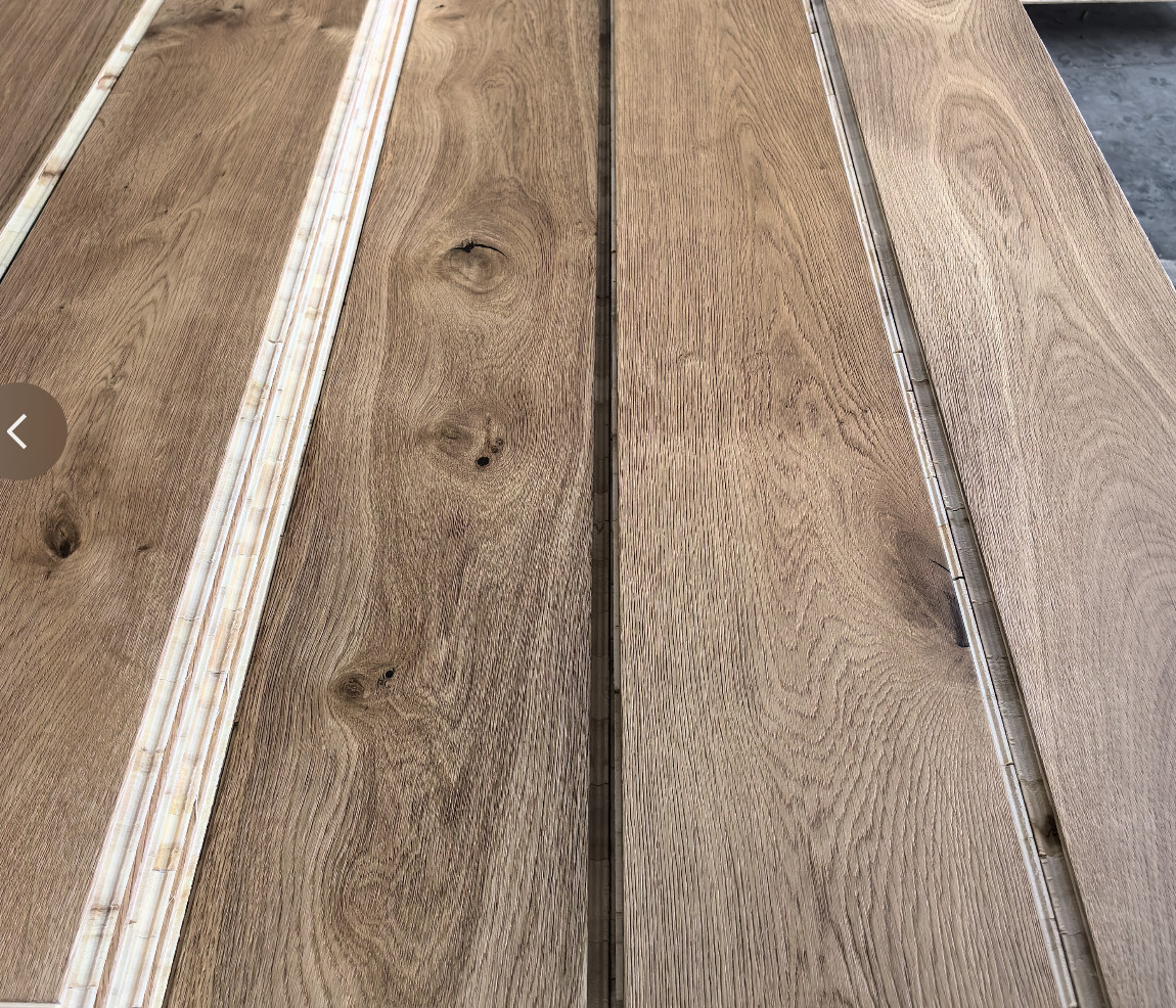 European Oak Composite Flooring Oak Veneer Flooring Wear Resistance