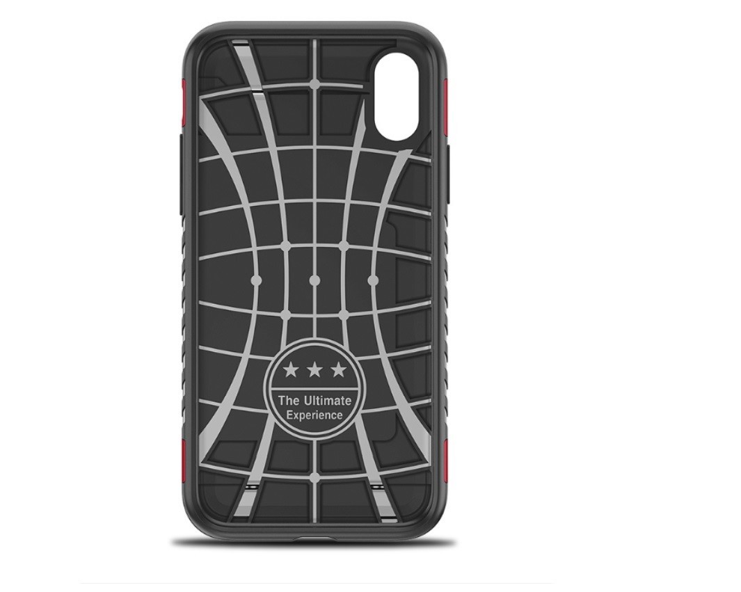 2 in 1 PC+TPU Color Red Black Kickstand Armor Case Back Cover For LG V30 V30PLUS V35 Q6 Q8 G7 Huawei Mate10 lite P Smart