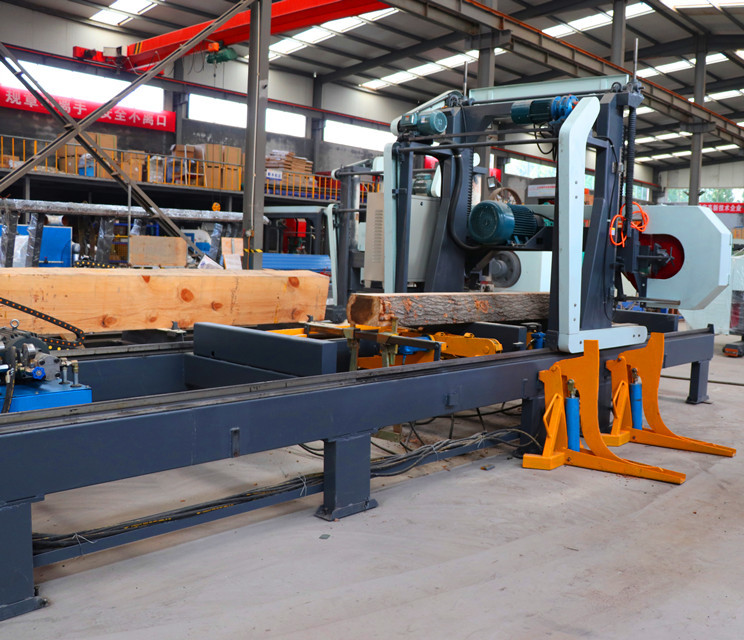 Automatic Hydraulic Wood Band Sawmill, Hydraulic automation Log Bandsaw Mill Machine
