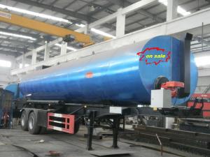 China Cylinder Hot Asphalt Trailer Automatic Heating Asphalt Tanker Semitrailer wholesale
