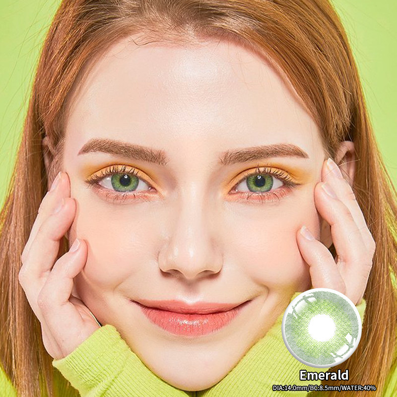 Solid Graphite Coloured Natural Eye Contact Lenses Without Power 14.0mm
