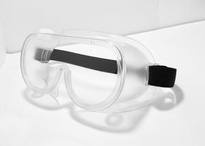China Crystal Clear Eye Safety Goggles Eye Protection Safety Glasses Anti Saliva wholesale