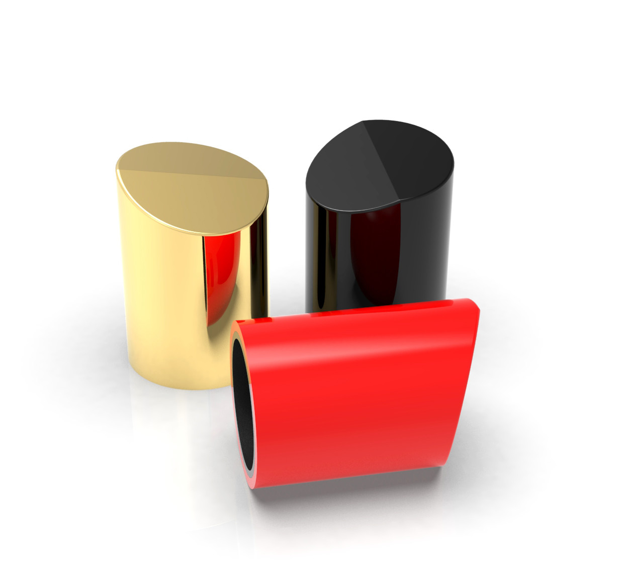 Die Casting Golden Zinc Alloy Perfume Bottle Caps