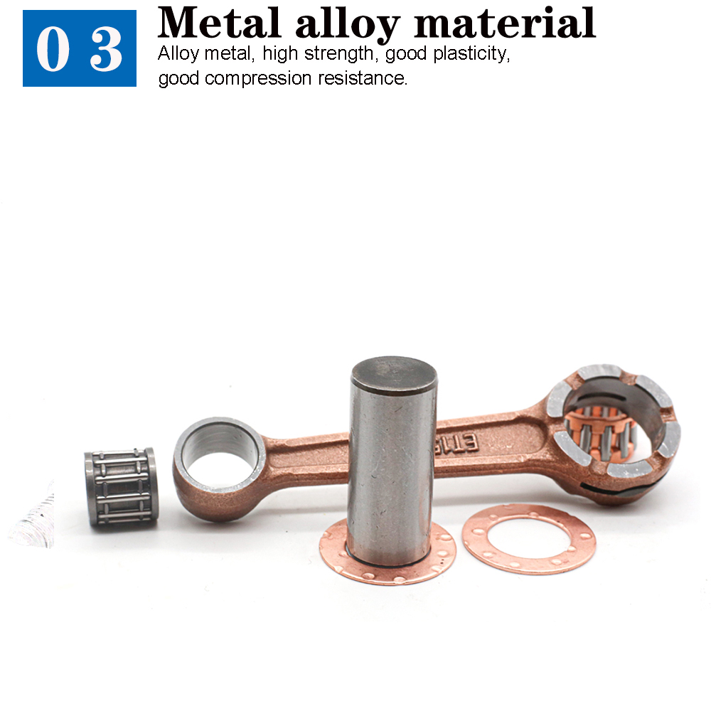Forged Piston Motorcycle Connecting Rod Crank Mechanism Manufacture Metal Parts Bajaj
