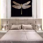 Pine King Size Leather Double Bed