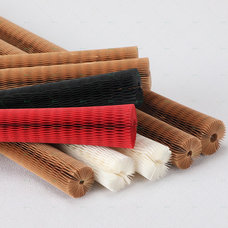 Recyclable Custom Cushioned Honeycomb Wrap Paper Kraft Paper Packing Sleeve