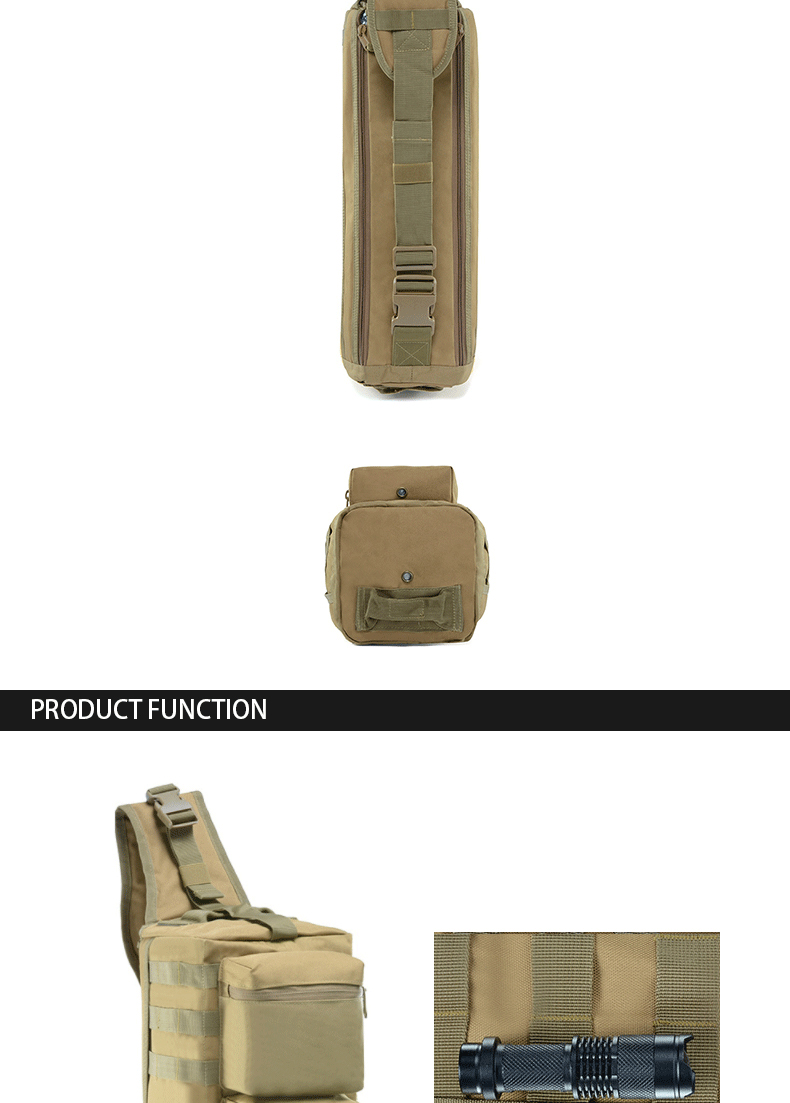 Street Riding Essential 15L Capacity Waist Bag with Pouch Waterproof Design