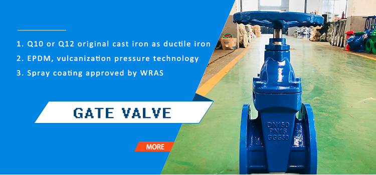 Jis Non Rising Stem Resilient Seat Ductile Iron Flange End Gate Valve