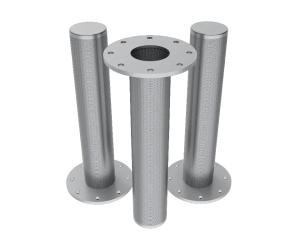 China Stainless Steel Johnson Screen Tube Wedge Wire Resin Traps For Vacuum Infusion wholesale