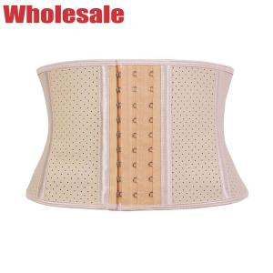 China 9 Bone Latex Underbust Corset Sport Girdle Waist Trainer Shapewear wholesale