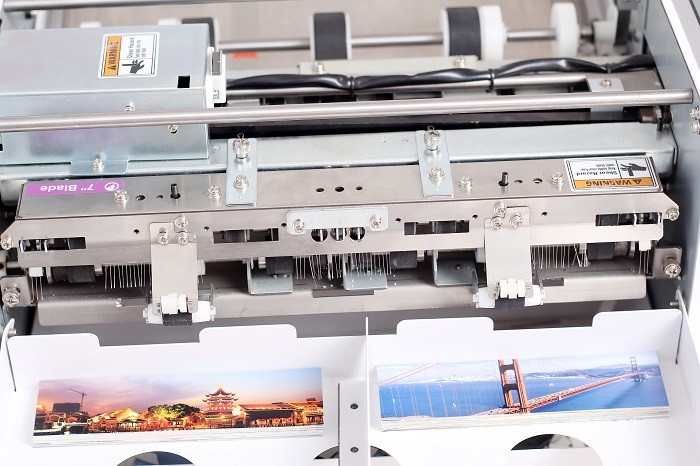 A3 Size Sheet Business Card Cutting Machine Dual Friction Feed