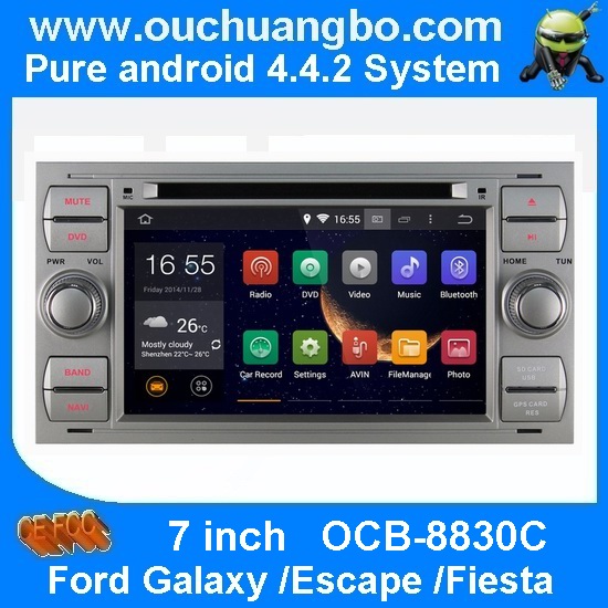 Ouchuangbo Android 4.4 3G Wifi DVD Playe for Ford Galaxy /Escape /Fiesta GPS Sa Nav Multim