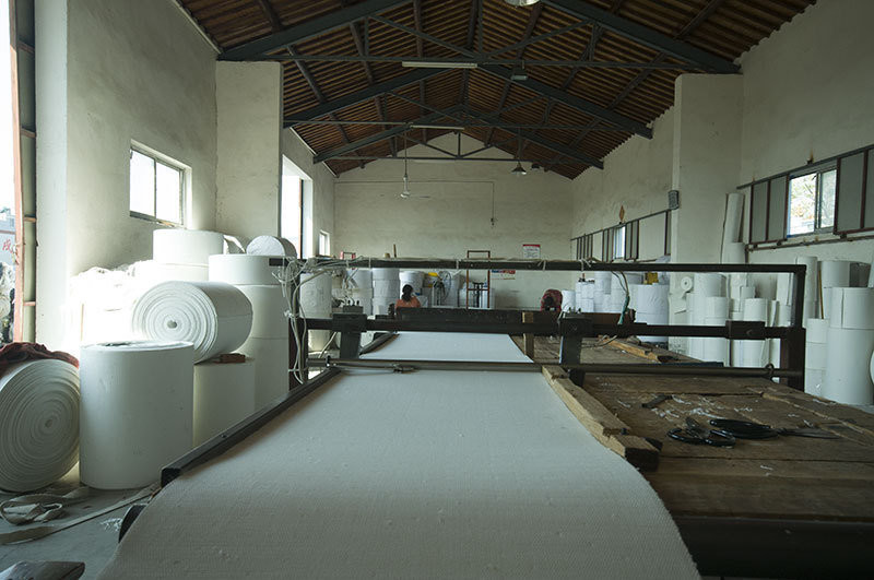 High Temp Airslide Canvas Pneumatic Conveying Needle Solid for Cement Plant