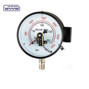 China Hydraulic Electric Contact Pressure Gauge Manometer 1.6% Accuracy wholesale