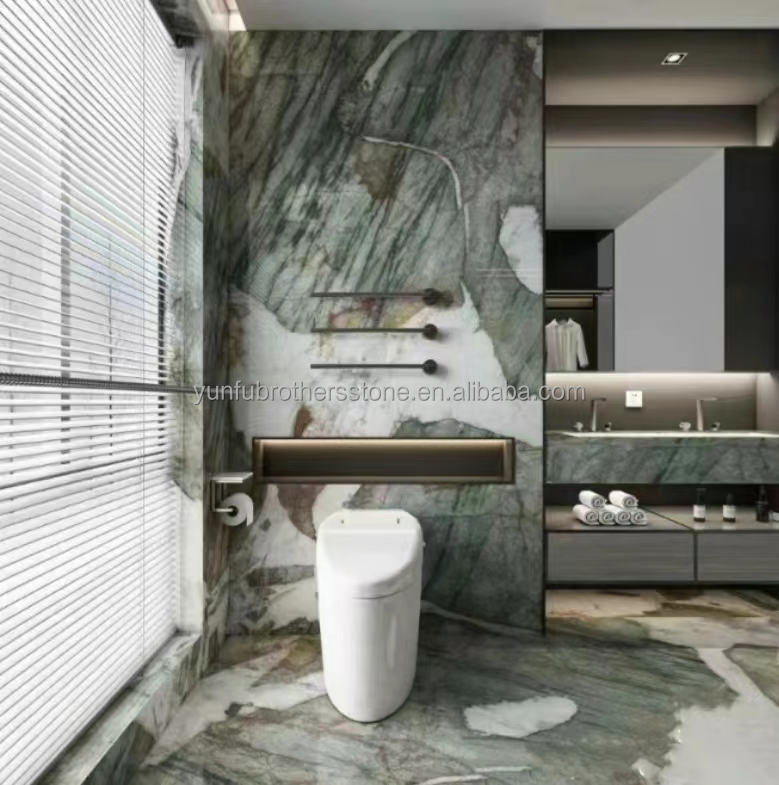 Modern Onyx Marble Column Polished Natural Stone Design for Staircase Pillars