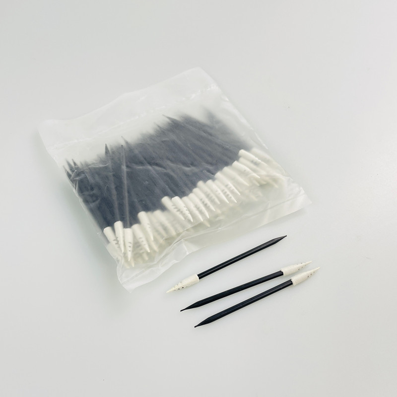 Spiral Pointed Tip Foam Swab Micro Mechanical Cleaning Stick TX751